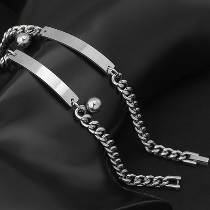 Simple Style Geometric Stainless Steel Bracelets