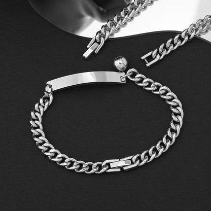 Simple Style Geometric Stainless Steel Bracelets