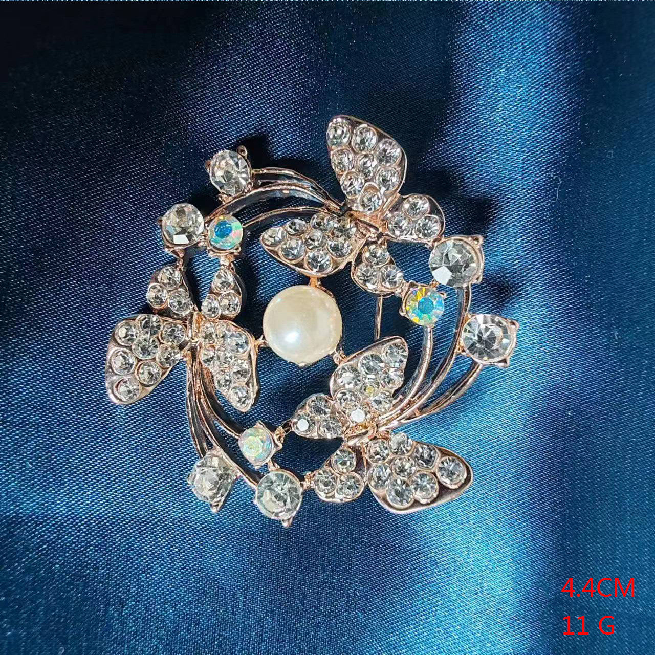 Elegant Leaf Flower Alloy Women'S Brooches