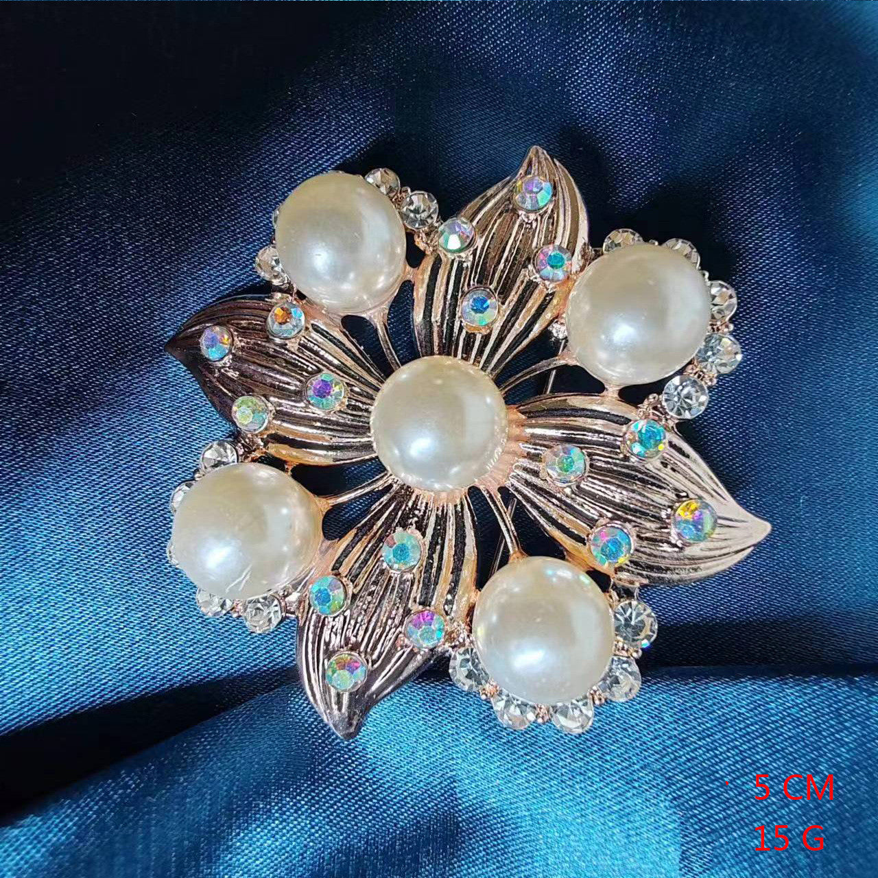 Elegant Leaf Flower Alloy Women'S Brooches