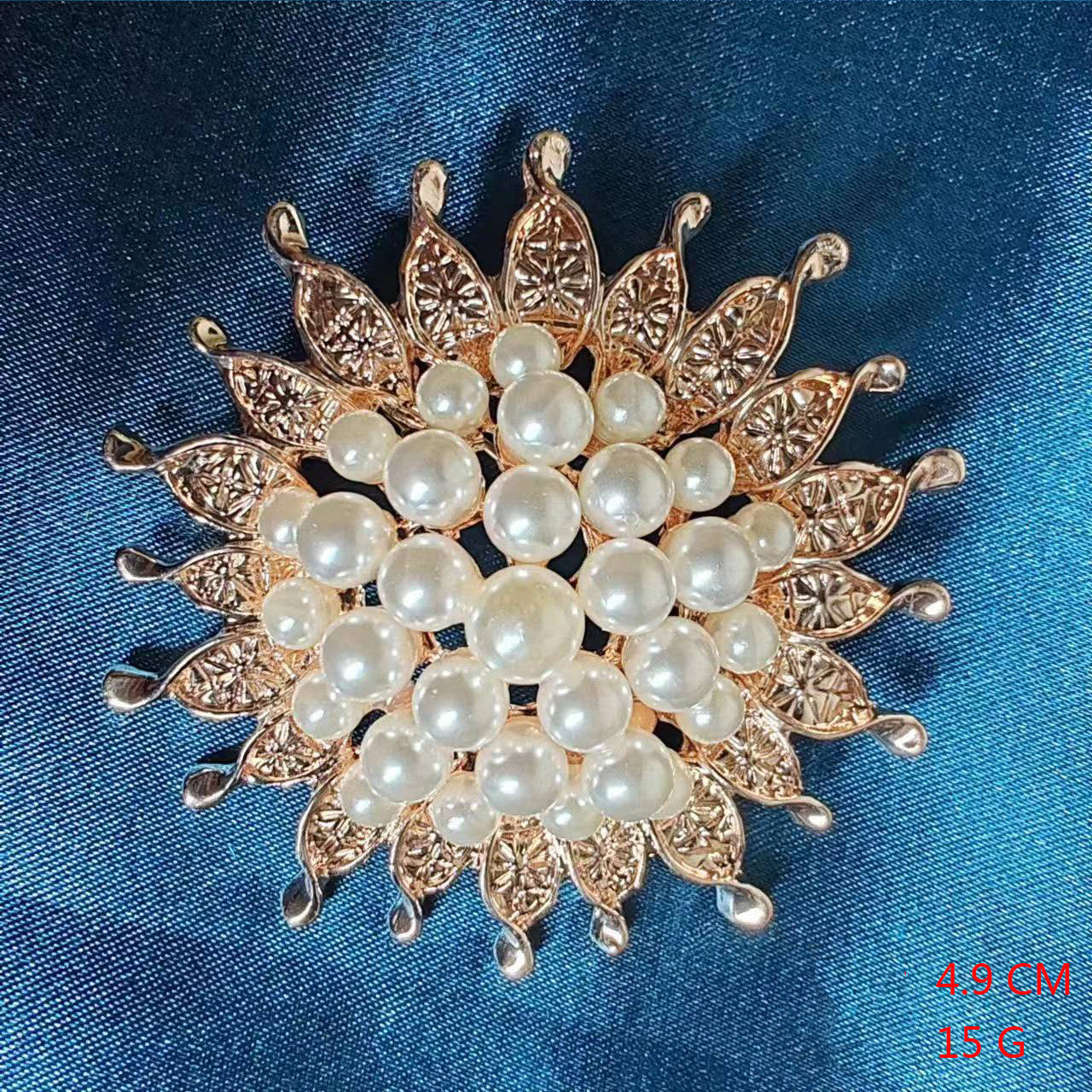 Elegant Leaf Flower Alloy Women'S Brooches