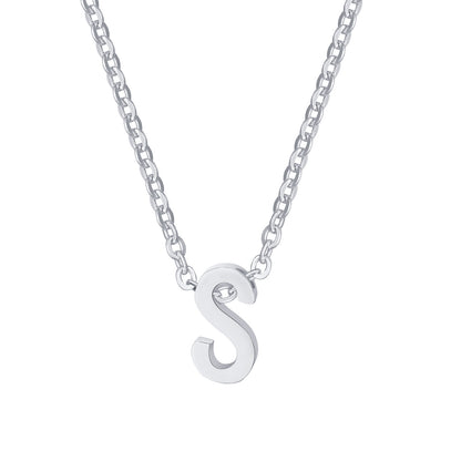 Wholesale Jewelry Simple Style Letter Stainless Steel Gold Plated Plating