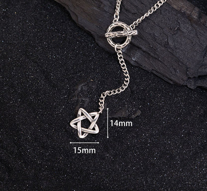 Simple Style Star Copper Pendant Necklace