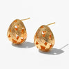 1 Pair Simple Style Geometric Plating Copper Ear Studs