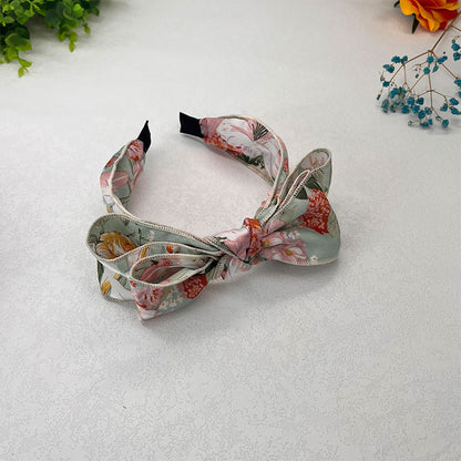 Women'S Sweet Bow Knot Plastic Cloth Hair Band