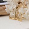 1 Pair Ig Style Geometric Plating Stainless Steel Earrings