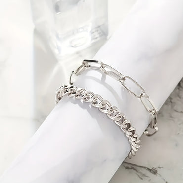 Simple Style Letter Alloy Women's Anklet