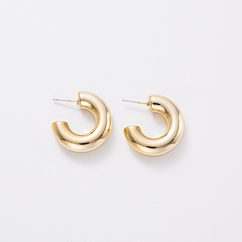 1 Pair Simple Style Geometric Plating Arylic Earrings