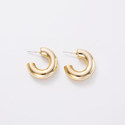 1 Pair Simple Style Geometric Plating Arylic Earrings