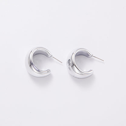 1 Pair Simple Style Geometric Plating Arylic Earrings