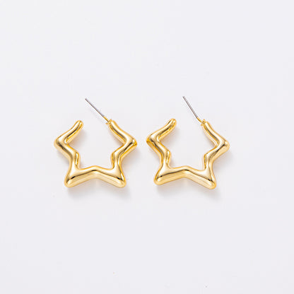 1 Pair Simple Style Geometric Plating Arylic Earrings