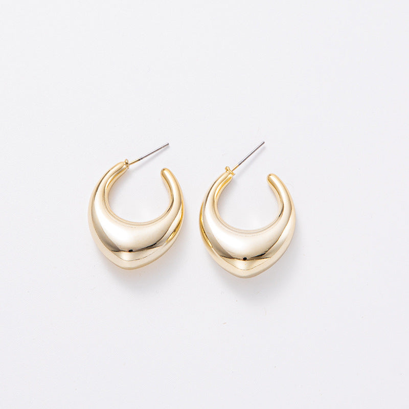 1 Pair Simple Style Geometric Plating Arylic Earrings