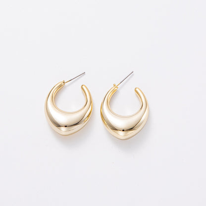 1 Pair Simple Style Geometric Plating Arylic Earrings