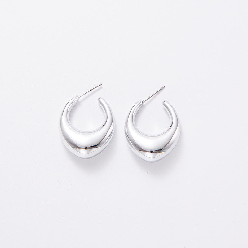 1 Pair Simple Style Geometric Plating Arylic Earrings