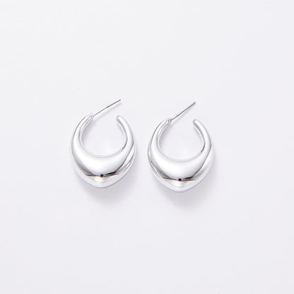 1 Pair Simple Style Geometric Plating Arylic Earrings