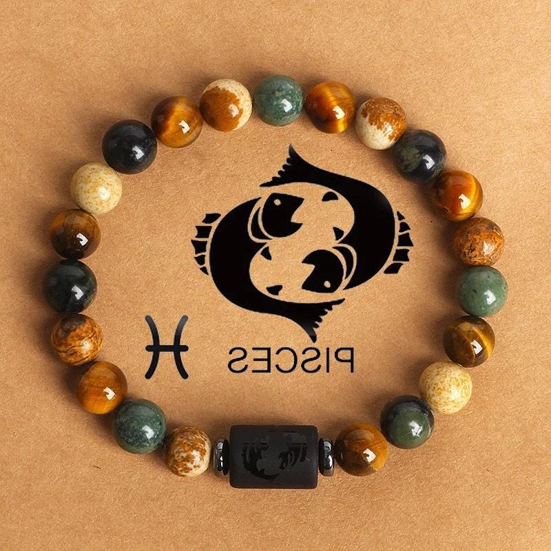 Casual Simple Style Constellation Natural Stone Bracelets In Bulk