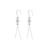 1 Pair Simple Style Star Copper Patchwork Drop Earrings