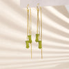 1 Pair Simple Style Star Copper Patchwork Drop Earrings