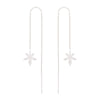 1 Pair Simple Style Star Copper Patchwork Drop Earrings