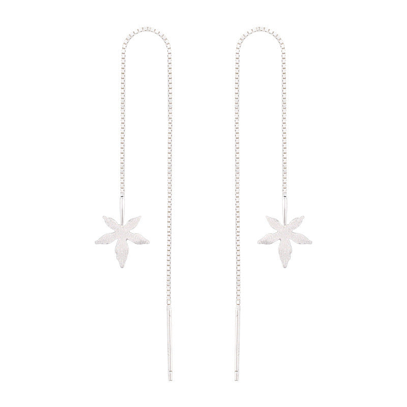 1 Pair Simple Style Star Copper Patchwork Drop Earrings