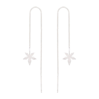 1 Pair Simple Style Star Copper Patchwork Drop Earrings