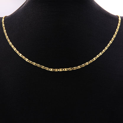 Hip-hop Classic Style Flower Copper Plating 18k Gold Plated Necklace