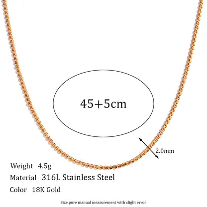 Stainless Steel Titanium Steel Elegant Simple Style Geometric Plating Bracelets Anklet Necklace