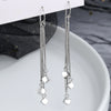 1 Pair Simple Style Star Copper Patchwork Drop Earrings