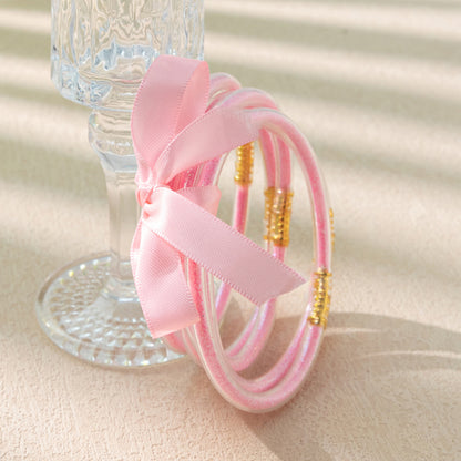 Simple Style Geometric Plastic Wholesale Bangle