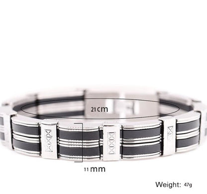 Titanium Steel Punk Rhombus Plating Bracelets