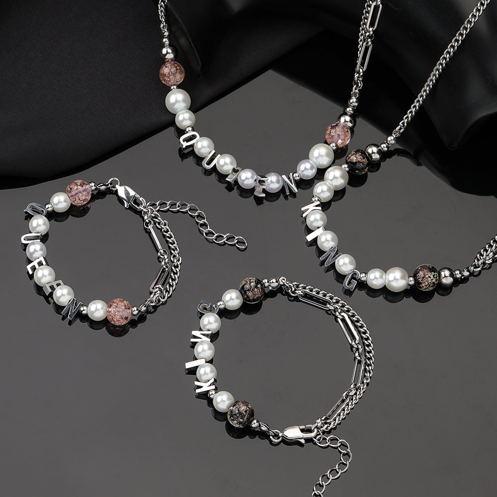 Stainless Steel Simple Style Color Block Jewelry Set