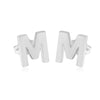 1 Pair Simple Style Letter Plating Stainless Steel Ear Studs