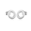 1 Pair Simple Style Letter Plating Stainless Steel Ear Studs