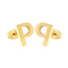 1 Pair Simple Style Letter Plating Stainless Steel Ear Studs