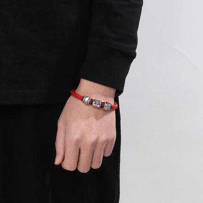 Simple Style Geometric Pu Leather Men's Bracelets Necklace