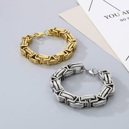 Titanium Steel Simple Style Solid Color Bracelets Necklace