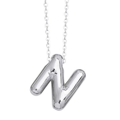 Copper Simple Style Letter Plating Necklace