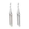 1 Pair Elegant Retro Tassel Plating Copper Aluminum Drop Earrings