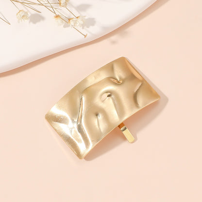 Women'S Retro Simple Style Geometric Alloy Plating Hair Clip