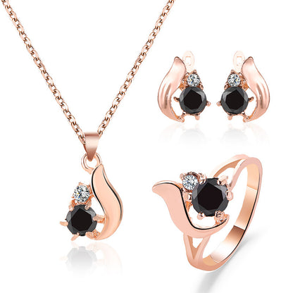 Simple Style Cat Alloy Women's Rings Earrings Necklace