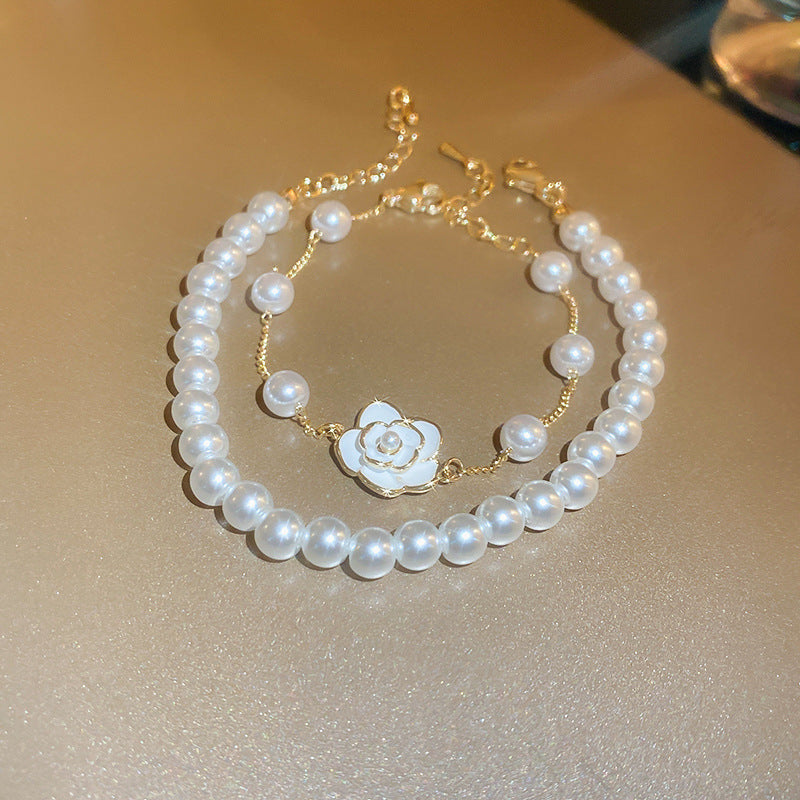 Fashion Star Heart Shape Butterfly Artificial Pearl Wholesale Bracelets