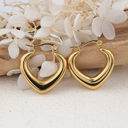 1 Pair IG Style Geometric Plating Stainless Steel Earrings