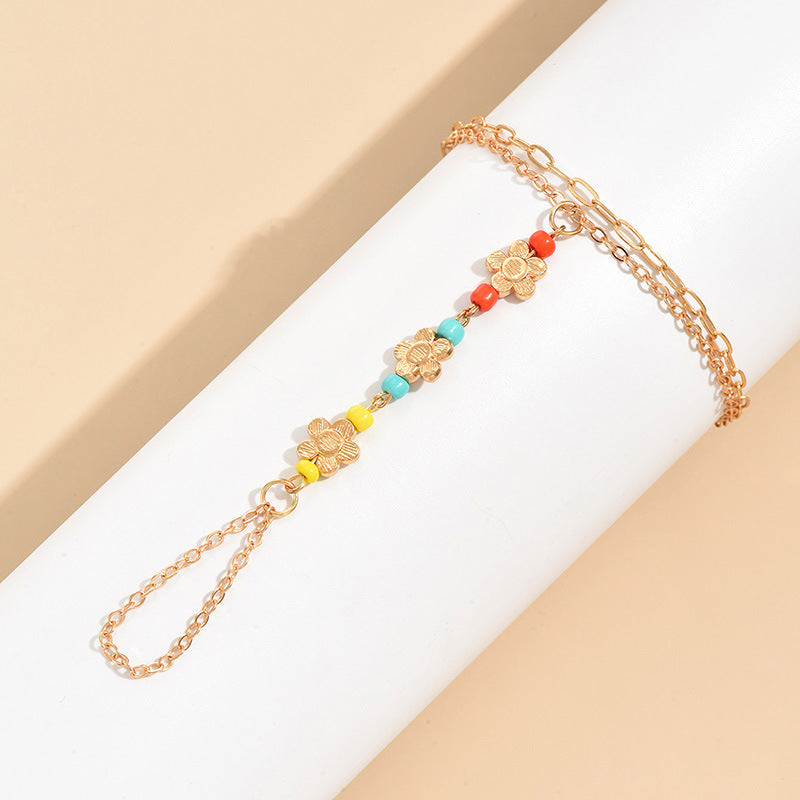 IG Style Flower Alloy Women's Bracelets