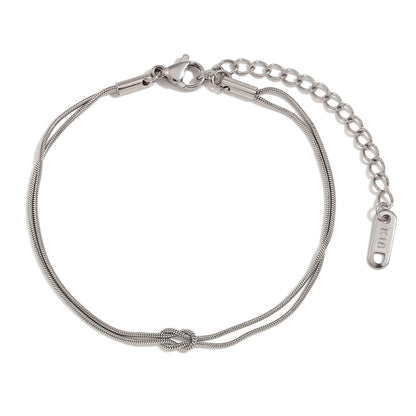 Stainless Steel Simple Style Geometric Plating Bracelets