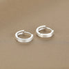 1 Pair Simple Style Solid Color Inlay Copper Rhinestones Ear Studs