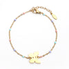 Stainless Steel Gold Plated Simple Style Classic Style Butterfly Plating Bracelets