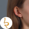 1 Piece Simple Style Commute Geometric Inlay Copper Zircon Ear Cuffs