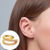 1 Piece Simple Style Commute Geometric Inlay Copper Zircon Ear Cuffs