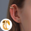 1 Piece Simple Style Commute Geometric Inlay Copper Zircon Ear Cuffs