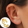 1 Piece Simple Style Commute Geometric Inlay Copper Zircon Ear Cuffs